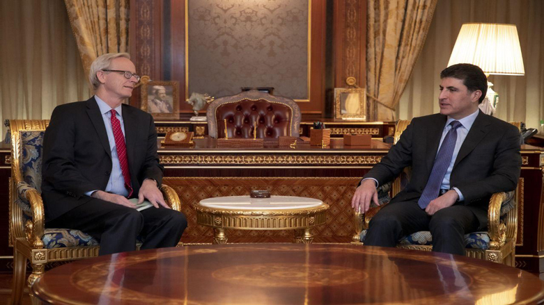 نيجيرفان بارزاني يبحث وحدة الصف الكوردي بسوريا مع وفد امريكي